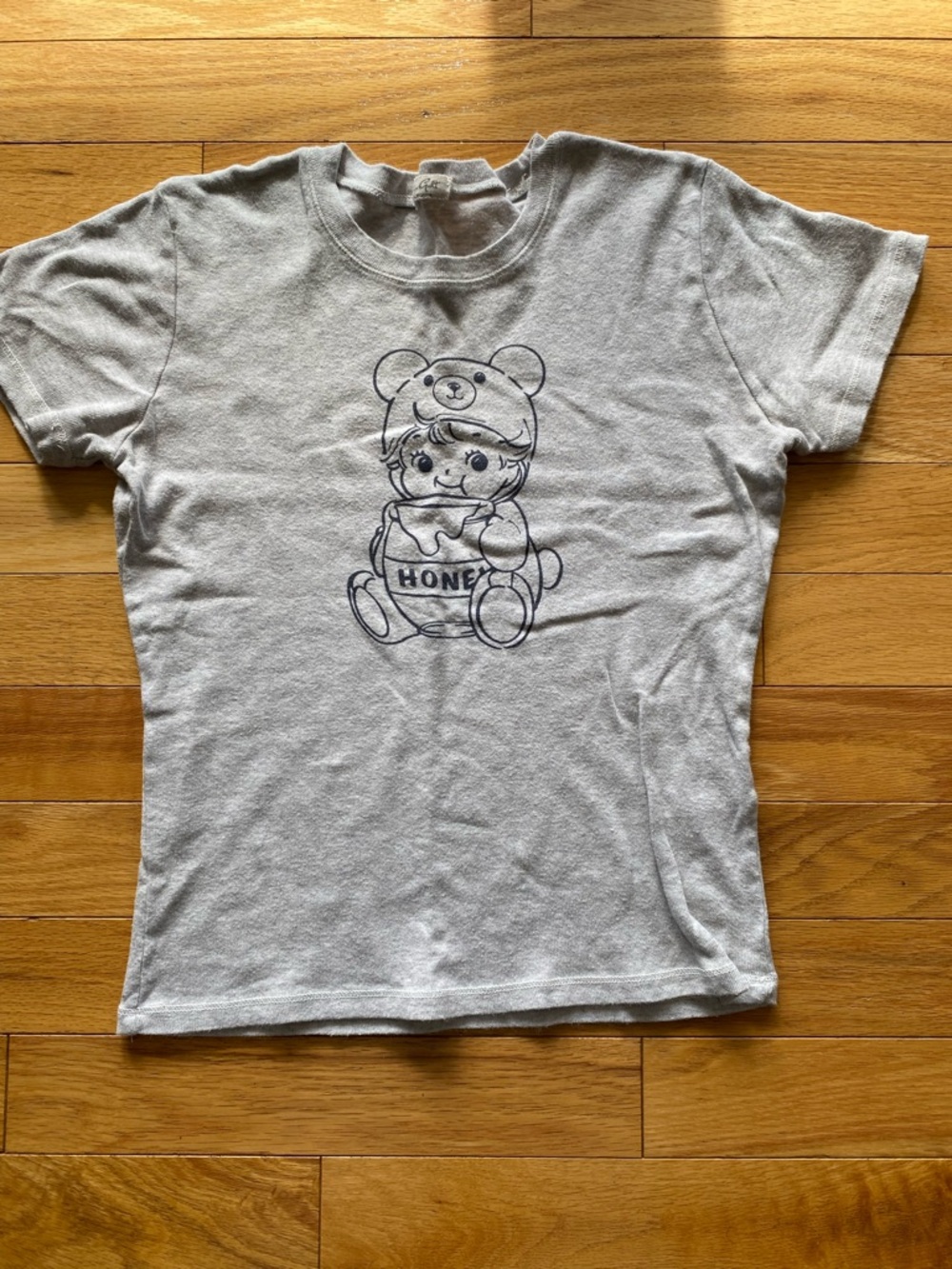 Brandy Melville Graphic 'Honey' Bear Tee